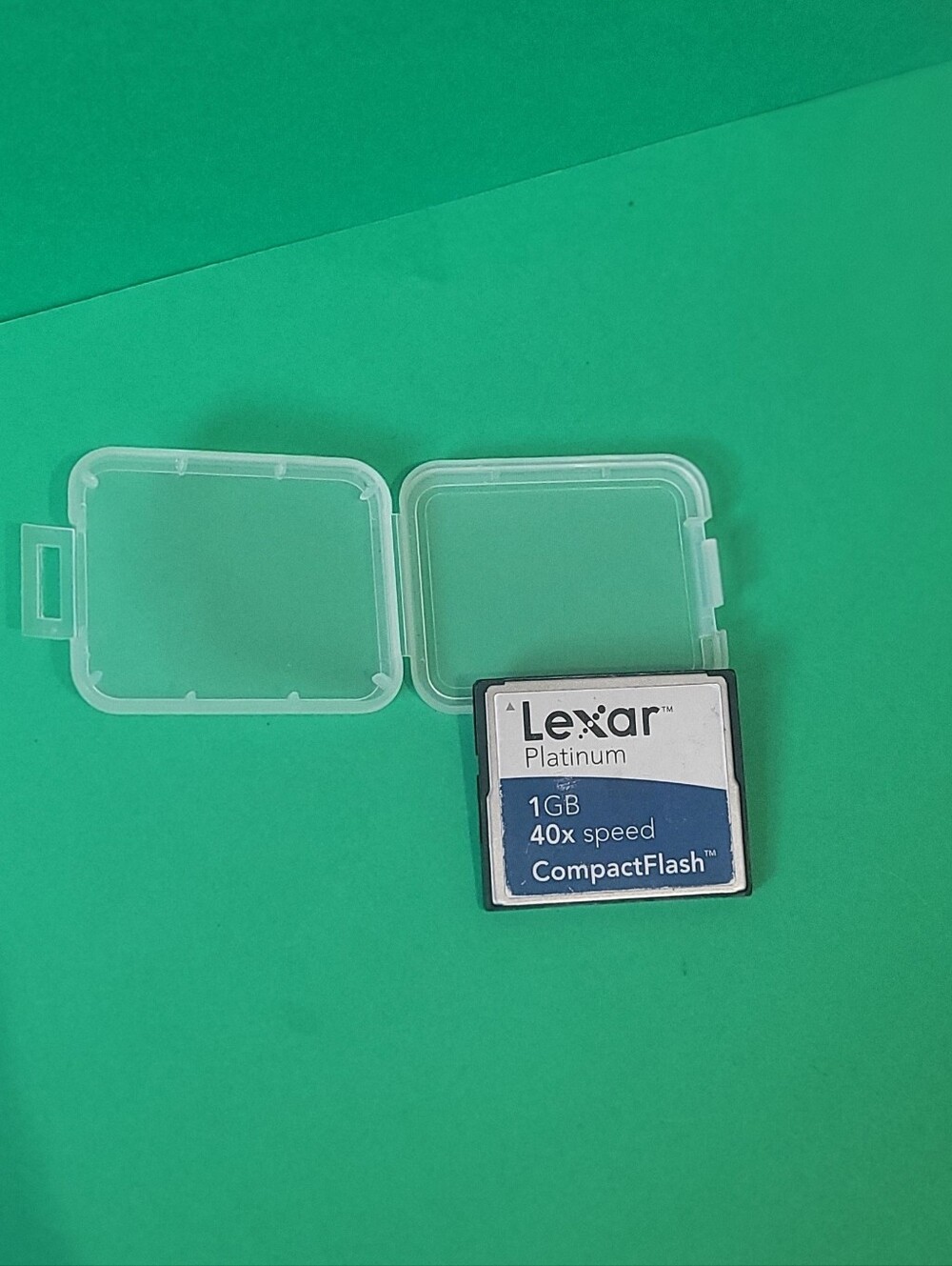 Lexar 40x Speed 1 GB CF Platinum Compact Flash Card (CF1GB-40-634).